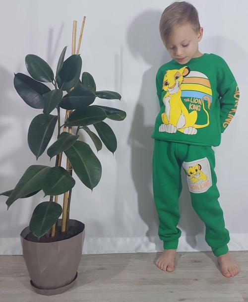 ERKEK ÇOCUK LİON SİMBAD MODELLİ 3 İP ŞARDONLU EŞOFMAN TAKIMI