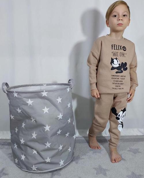 ERKEK ÇOCUK KARAKTER MODELLİ 3İP EŞOFMAN TAKIMI