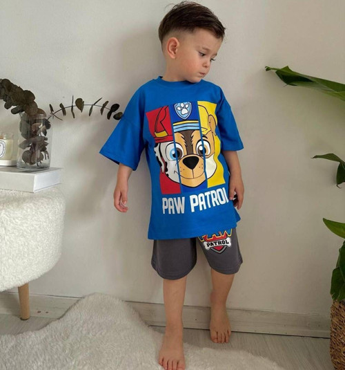 ERKEK ÇOCUK PAW PETROL PAMUK ŞORTLU TAKIM