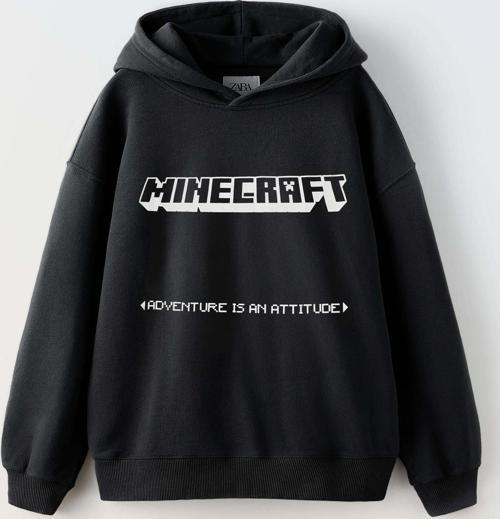 ERKEK ÇOCUK MINECRAFT MODELLİ PAMUK KAPŞONLU SWEAT