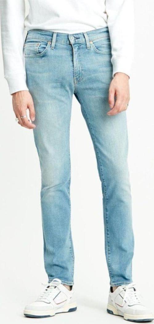 Erkek Taşlanmış Açık Mavi Slim Jean Pantolon 04511-4105 511