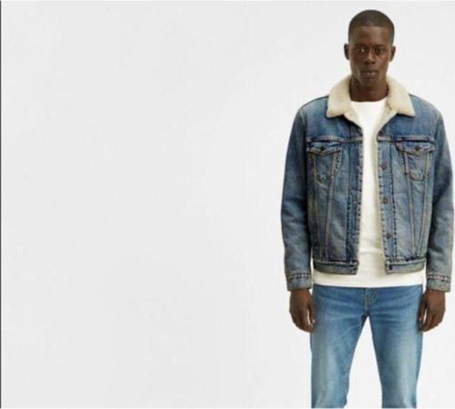 Erkek Trucker Kürklü Kot Ceket 16365-0044