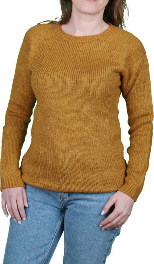 Kadın Sarı Bisiklet Yaka Kazak 3465