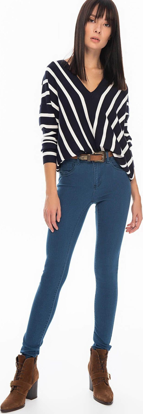 Kadın Mavi Dar Paça Jeans 15131044 Onlraın