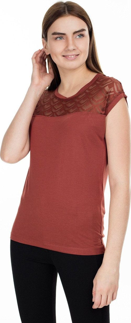 Kadın Bordo T-Shirt 15151008