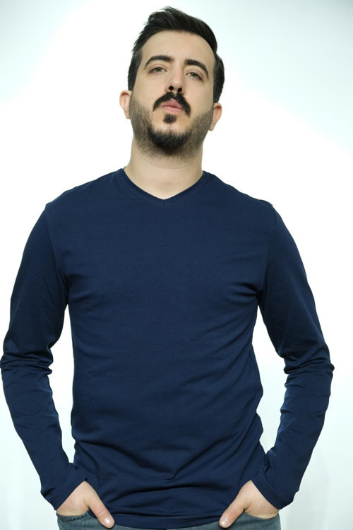 Erkek Basic Sweatshirt Caz 5607