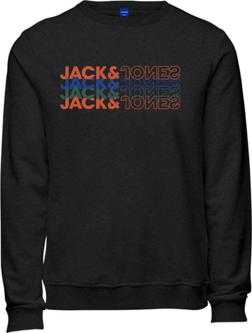 Jorrepeatıng Sweat Crew Neck Erkek Sweat Black