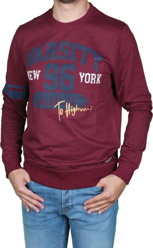 Erkek Bisiklet Yaka Sweatshirt 5018