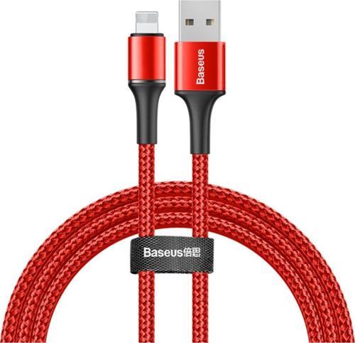Halo Cable Iphone Hızlı Şarj Lightning 1 Metre 2.4A Usb Şarj Kablosu - Kırmızı