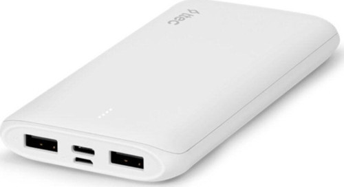 Powerslim S Trio 10.000Mah Taşınabilir Şarj Aleti / Powerbank Beyaz