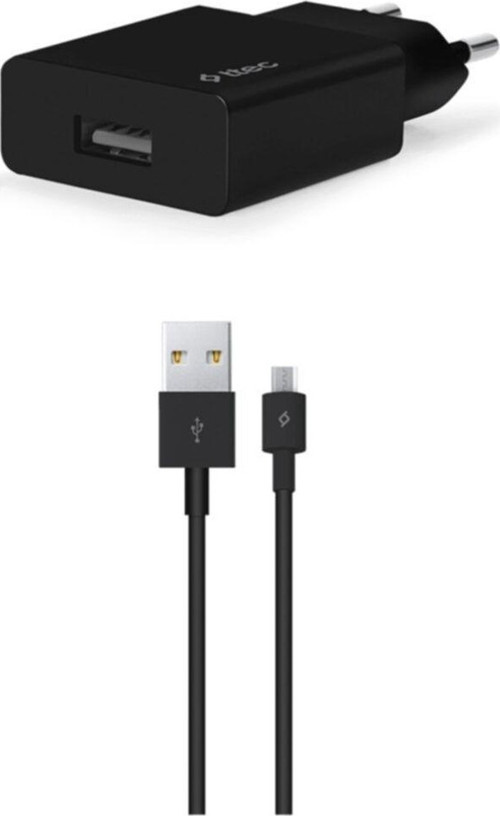 Smartcharger Seyahat Şarj Aleti 2.1A + Micro Usb Kablo Siyah