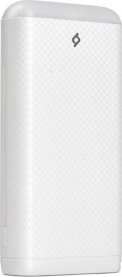 2Bb121B S20000 20.000Mah Led Işıklı Taşınabilir Şarj Aleti / Powerbank Beyaz