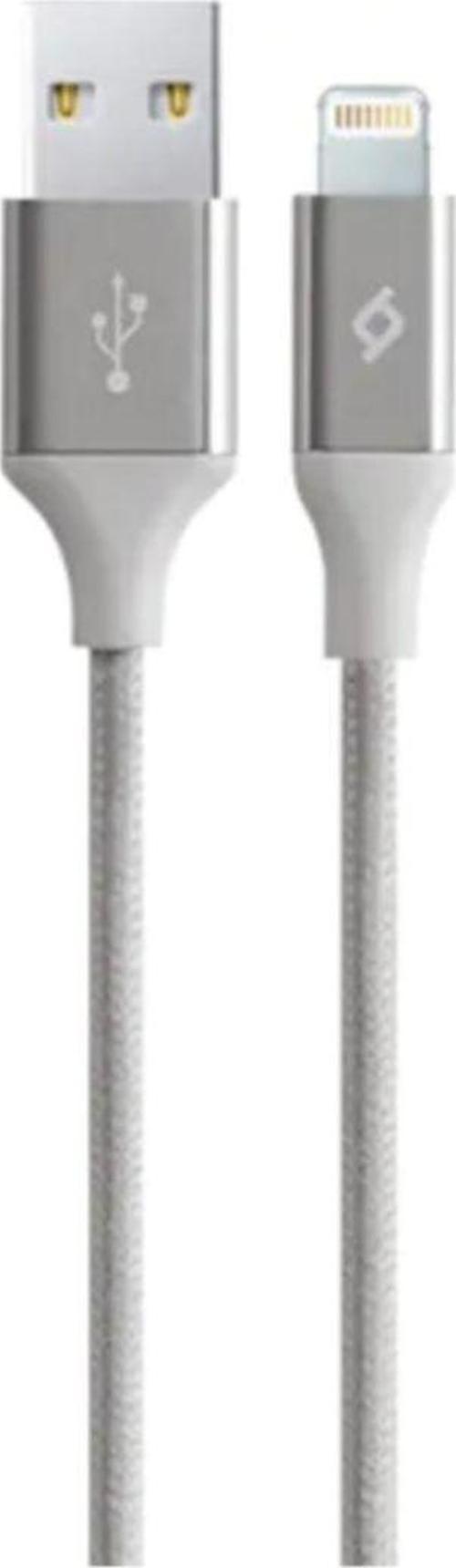 Alumicable Lightning Kablo Gri 1.2M - 2Dk16G
