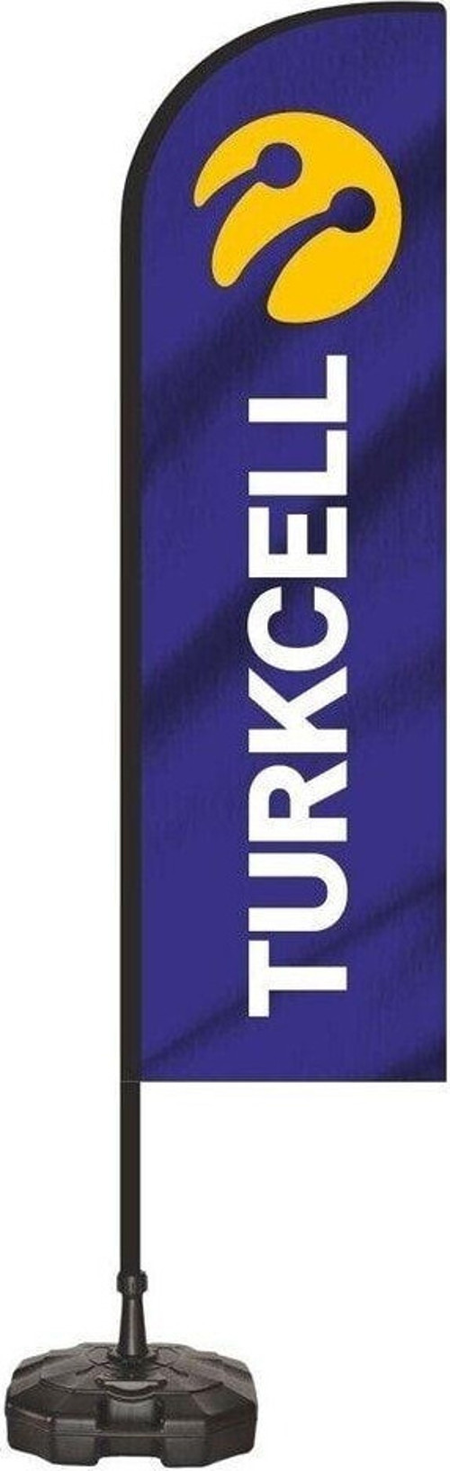 Turkcell Yelken Bayrak (75X400Cm)