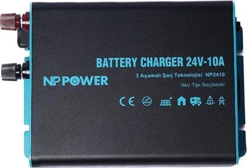 NP2410 NP Power 24V 10A Akü Şarj Cihazı