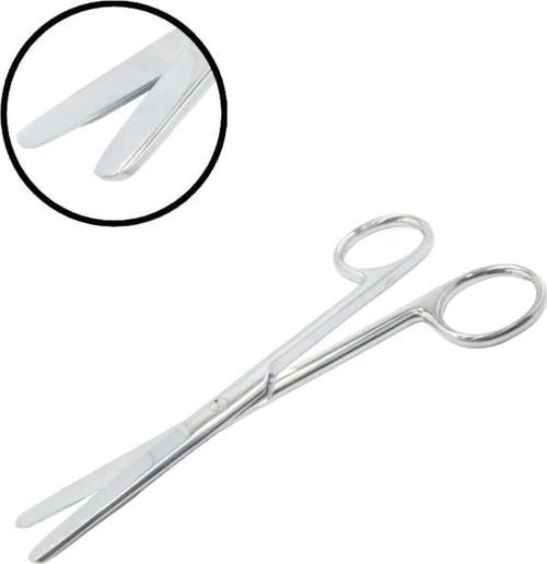 Cerrahi Makas Küt Küt Düz 15 Cm