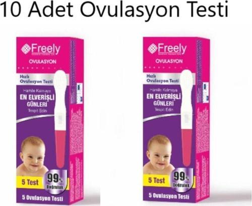 10 Adet Ovulasyon Testi