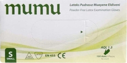 Mumu Lateks Pudrasız Small Eldiven