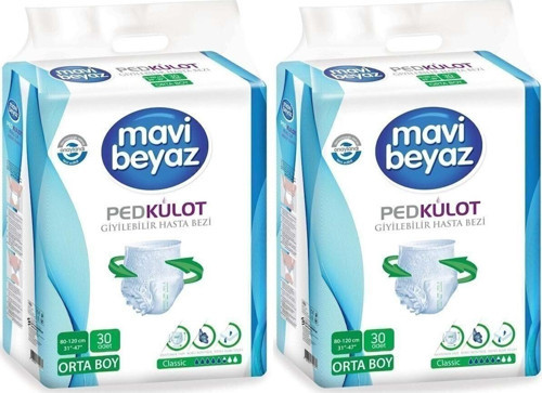 Ped Emici Külot Hasta Bezi Medium Orta 60 Adet