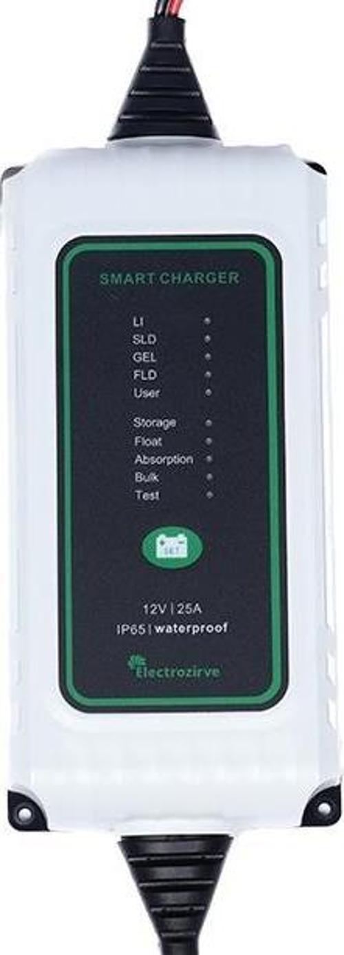 AC1225C Electrozirve12V 25A Akü Şarj Cihazı