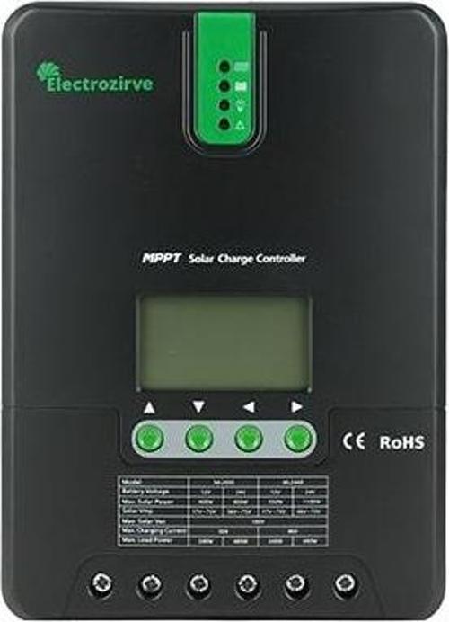 ML4860 60A MPPT Solar Charge Controller 12/24/36/48V (Ekranlı)