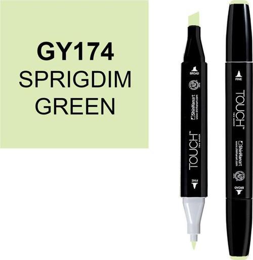 Twin Marker 174 Spring Dim Green