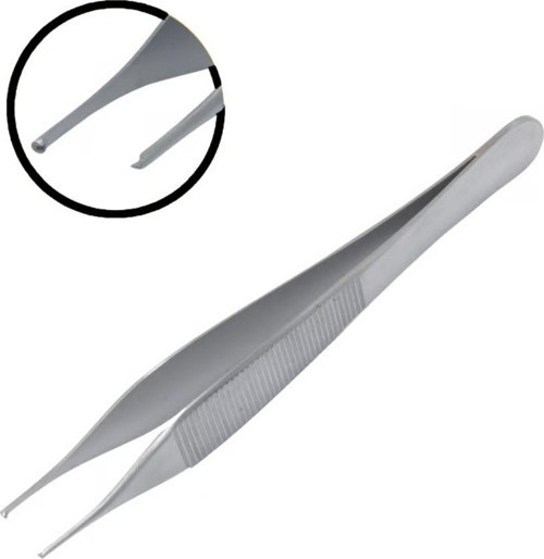 Mikro Adson Penset Dişli 1X2 - 12 Cm
