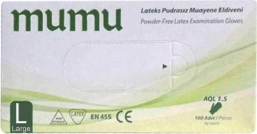 Latex Pudrasız Eldiven 100 Lü Large