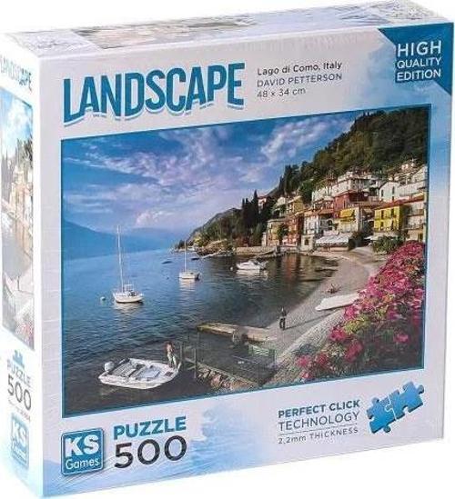 Puzzle 500 Parça Lago Dı Como Italy 20056