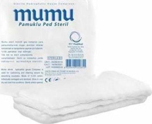 Steril Pamuklu Ped 10X20Cm Tekli 10 Adet