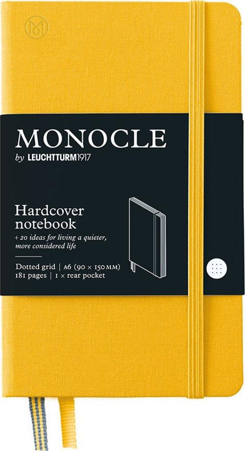 Monocle Sert Kapak A6 Noktalı Defter Sarı 363365