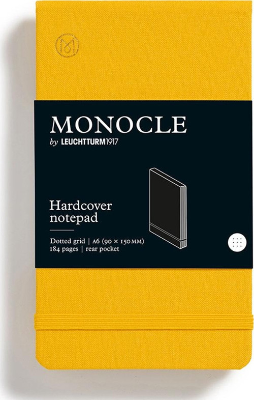 Monocle Sert Kapak A6 Noktalı Defter Sarı 369234