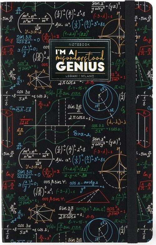 Sert Kapak Medium Çizgili Defter Genius VNOTP0104