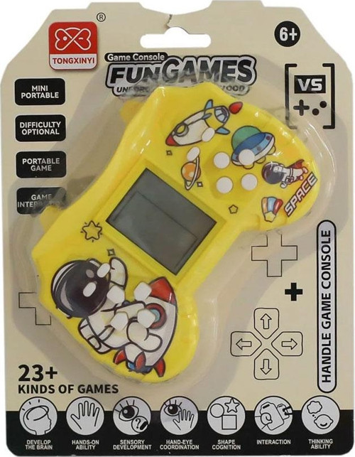 Nostaljik Tetris Oyun Konsolu Sarı 0419