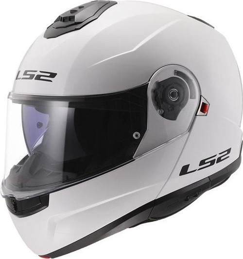 Strobe 2 Çene Açılır Kask Beyaz LARGE