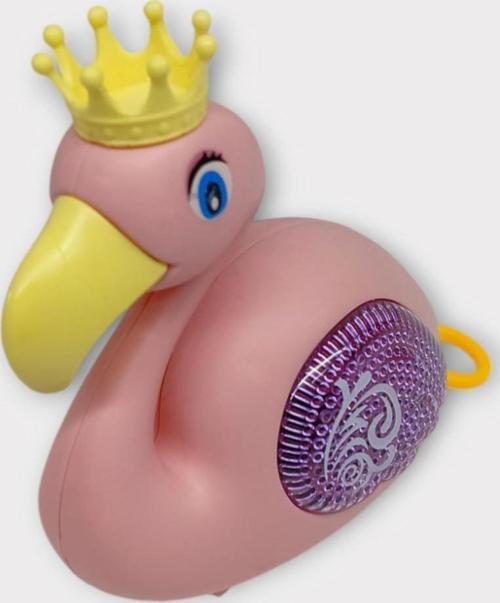 Kurmalı Işıklı Sevimli Flamingo - Pembe