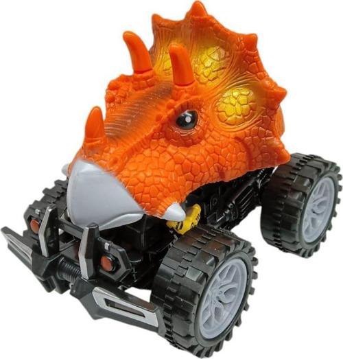 Sürtmeli Dinazor Robota Dönüşen Araba 14 Cm - Turuncu