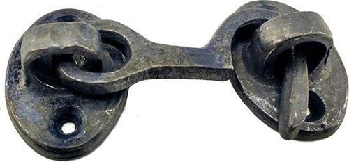 Antika Tarz Dekoratif Pirinç Maymuncuk Çengeli - 5cm, Oksit