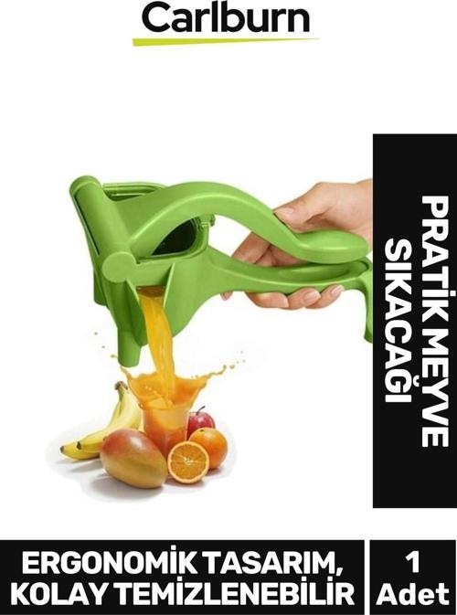 Özel Üretim Dayanıklı Plastik Ergonomik Tasarım Kolay Temizlenir Elma Nar Kivi Pratik Meyve Sıkacağı