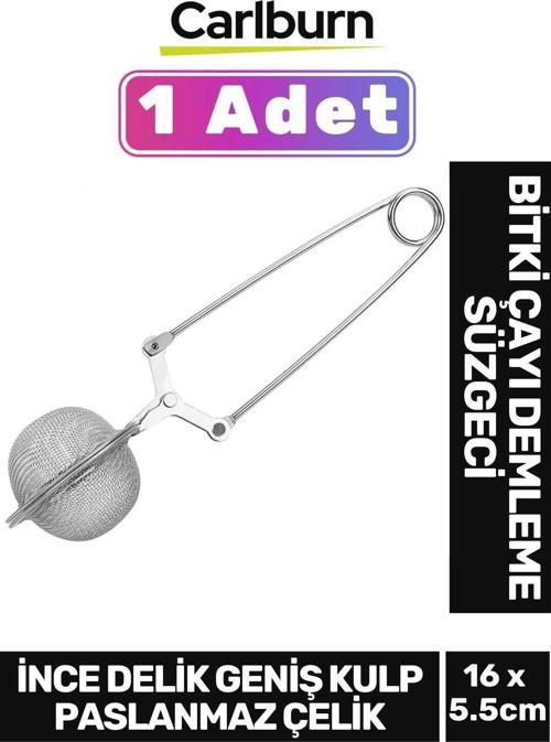 Yüksek Kaliteli Paslanmaz Çelik Dayanıklı Hijyenik İnce Delik Geniş Kulp Bitki Çayı Demleme Süzgeci