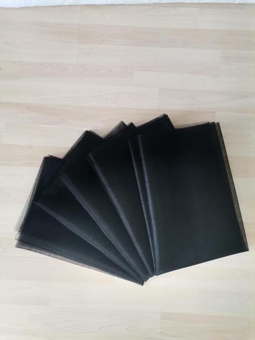 1 Adet Siyah 100X300 Kristal Tül Düğün Bohça Süsü Nikah Bohça Süsü Nişan Bohça Süsleme Tülü