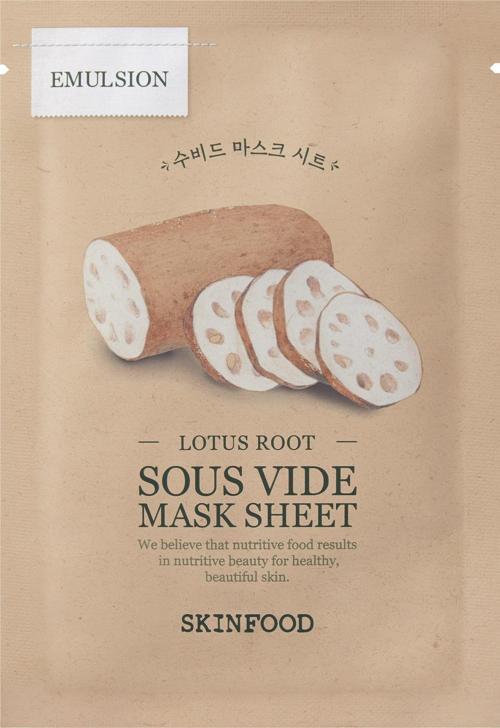 Lotus Root Sous Vide Mask Sheet