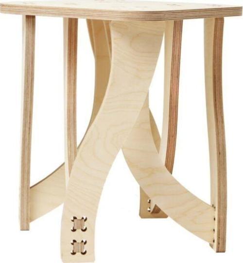 Octopus Ahşap Tabure