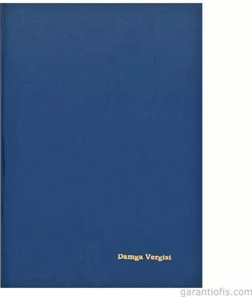 Ciltli Damga Vergisi Defteri (96 Yaprak)