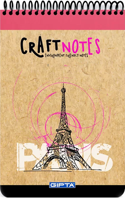 Craft Spiralli Bloknot A4 Çizgili 100 Yaprak (1783)