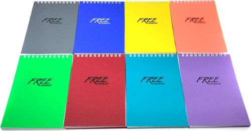 Keskin Free Office Üst Spiralli Bloknot A6 Çizgili 80 Yaprak (145211)