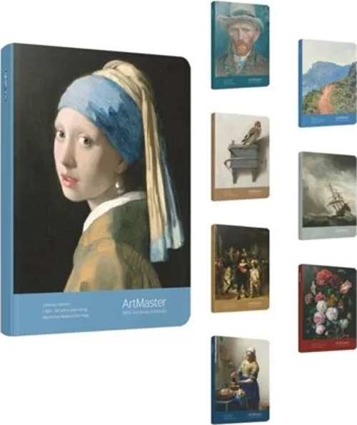 Art Master Karton Kapak Defter 19X26 Kareli 60 Yaprak (3663)