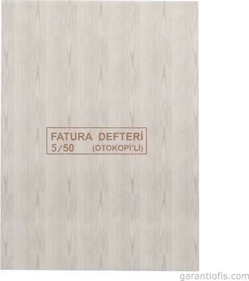 Otokopili Fatura (5/50 - 3 Nüsha)