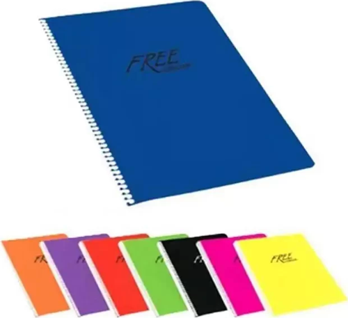 Free Spiralli Defter A4 Kareli 60 Yaprak (320402)