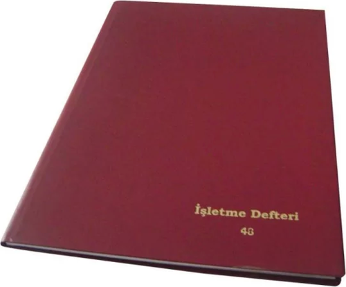 İşletme Gelir Gider Defteri Karton Kapak 48 Yp